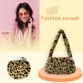 thumbnail image 4 of Vintage Female Shoulder Underarm Bag Animal Pattern Plush Portable Mini Purses, 4 of 9