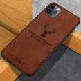 thumbnail image 1 of Funda a prueba de golpes para iPhone 12 Pro Max Mini 13 14 11 7 8 Plus 6 6s, funda de tela de silicona con diseño de ciervo para iPhone XS X XR SE 2020 Tan Jianjun unisex, 1 of 2