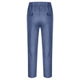 thumbnail image 4 of Dpytoraw Boys School Uniform Pants Straight-Leg Elastic Waist School Pants for School Uniform, Sizes 4-12Y, 4 of 7