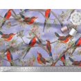 thumbnail image 2 of Soimoi Poly Georgette Fabric Boy,Surfboard And Beach Bird Print Sewing Fabric Yard 42 Inch Wide, 2 of 3
