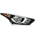 thumbnail image 2 of ECCPP Headlight Assembly Black Housing Amber Reflector Clear Lens For Hyundai for Elantra 2014 2015 2016, 2 of 5