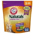 thumbnail image 3 of (4 pack) ARM & HAMMER Naturals Clumping Cat Litter With Corn Fibers, Odor Control, Fresh Scent, 9 lbs, 3 of 12