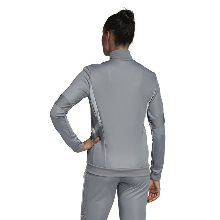 Women's Adidas Grey/Clear Onix/White Tiro 19 Track Jacket - S