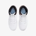 thumbnail image 4 of Air Jordan 1 Mid SE Big Kids' Shoes Color: White/Black/Sail/Blue Grey Size: 6.5Y, 4 of 6