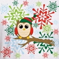 thumbnail image 3 of CafePress - Christmas Owl Fitted T Shirt - Fitted T-Shirt, Vintage Fit Soft Cotton Tee, 3 of 4