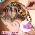 thumbnail image 2 of 100 Paquetes de Pinzas para el Cabello con Forma de Mariposa, Hermosos Mini Accesorios para el Cabello para Niñas y Mujeres, Color Aleatorio, 2 of 5