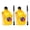 Yellow, variant on VP Racing 5.5-Gallon Square Motorsport Racing Utility Liquid Fuel Container Jug and 14 In Deluxe Hose Kit and Multipurpose Cap, Yellow 2 Pack