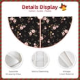 thumbnail image 3 of Haiem Flowers Pattern Christmas Tree Skirt Merry Christmas Party Christmas Tree Decoration,New Year Decorations-30", 3 of 6