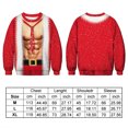 thumbnail image 2 of Sweater Camiseta Para Hombres Mujeres Impresión Digital 3D Cuello Redondo Pullover Sudaderas Para Otoño Invierno Fiesta De Navidad seitruly HA046662-03, 2 of 6