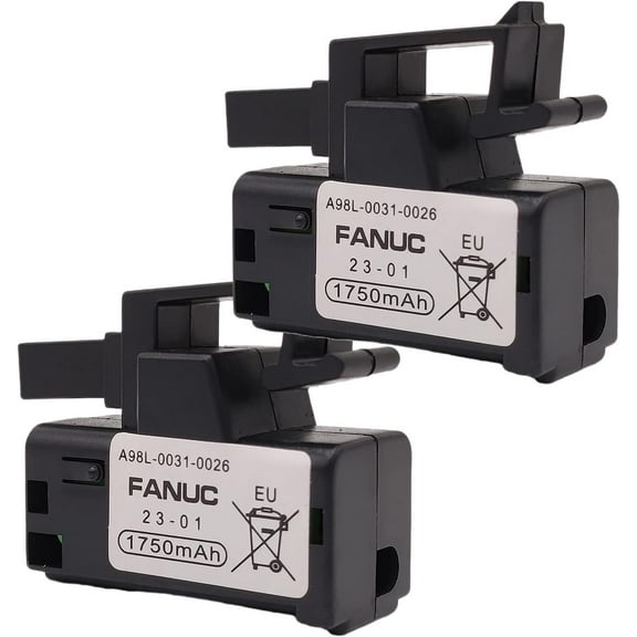 (2-Pack) 3V Batteries for A98L-0031-0026 A98L 0031 0026 New GE FANUC A02B-0309-K102 PLC Battery