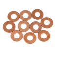 thumbnail image 1 of 10Pcs Arandela de Cobre círculo de Junta de Sellado Plana para Coche de 10x21x1,5mm, 1 of 1