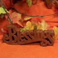 thumbnail image 3 of Tabletop Thanksgiving Cutout Polyresin Fall Distressed 41234A Blessings, 3 of 3
