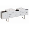 thumbnail image 1 of Imaginations Américaines 88.5 pouces W Vanity Set Blanc, 1 of 1