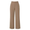 thumbnail image 5 of Ohufall Yoga Pants for Women Loose Straight Leg High Waisted Yoga Pants with Pocket Yoga Work Fashion Casual Pants, 5 of 5