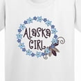 thumbnail image 4 of Inktastic Alaska Girl Forget-me-not Flower Youth T-Shirt, 4 of 5