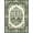 Green, Pattern 2, variant on ODIKA Whimsical Forest Print Vintage Frame Doormat Bedside Ripple Bunny Refined Non-Slip Flatwoven for Living Room, Under Sectional, Family