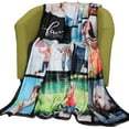 thumbnail image 6 of Custom Blanket With Photo Personalized Throw Blanket Customized Picture Blanket For Baby Mother Father Adult Friends Lovers Dog Pets Personalized Gift Flannel Blanket Birthday Christmas,10 Photos, 6 of 6