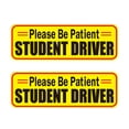 thumbnail image 1 of 2pcs Vehicle Magnetic Stickers New Driver Stickers Reflective Car Stickers, 1 of 5