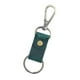 thumbnail image 1 of Llavero de cuero sintético para hombre y mujer, con hebilla de cintura, de metal clásico Verde, 1 of 2