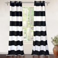 thumbnail image 2 of DriftAway Mia Stripe Room Darkening Grommet Unlined Window Curtains, 2 of 5