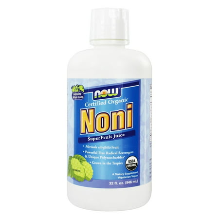 NOW Foods - Noni Certified Organic Superfruit Antioxidant Juice - 32 (Best Organic Noni Juice)