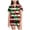H4-Green, variant on sdbrld Christmas Pjs for Kids Girls Pajamas Cute Short Sleeve Button Down Shirt and Shorts 2Pcs Matching Set Sizes 10-11 Years