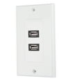 thumbnail image 4 of USB Plate, Wall Plate, USB Wall Plate Wall Socket For Hotel Home Office Building, 4 of 8