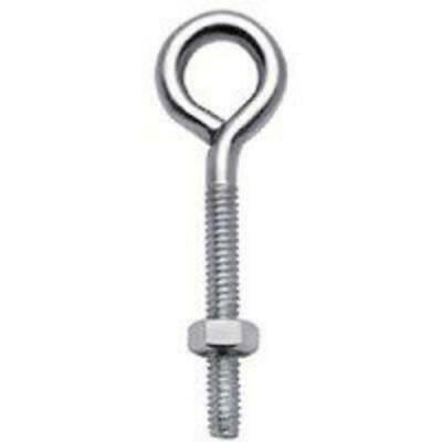 

20pk Mintcraft LR266 Zinc Eye Bolt W/Nuts 3/16X2