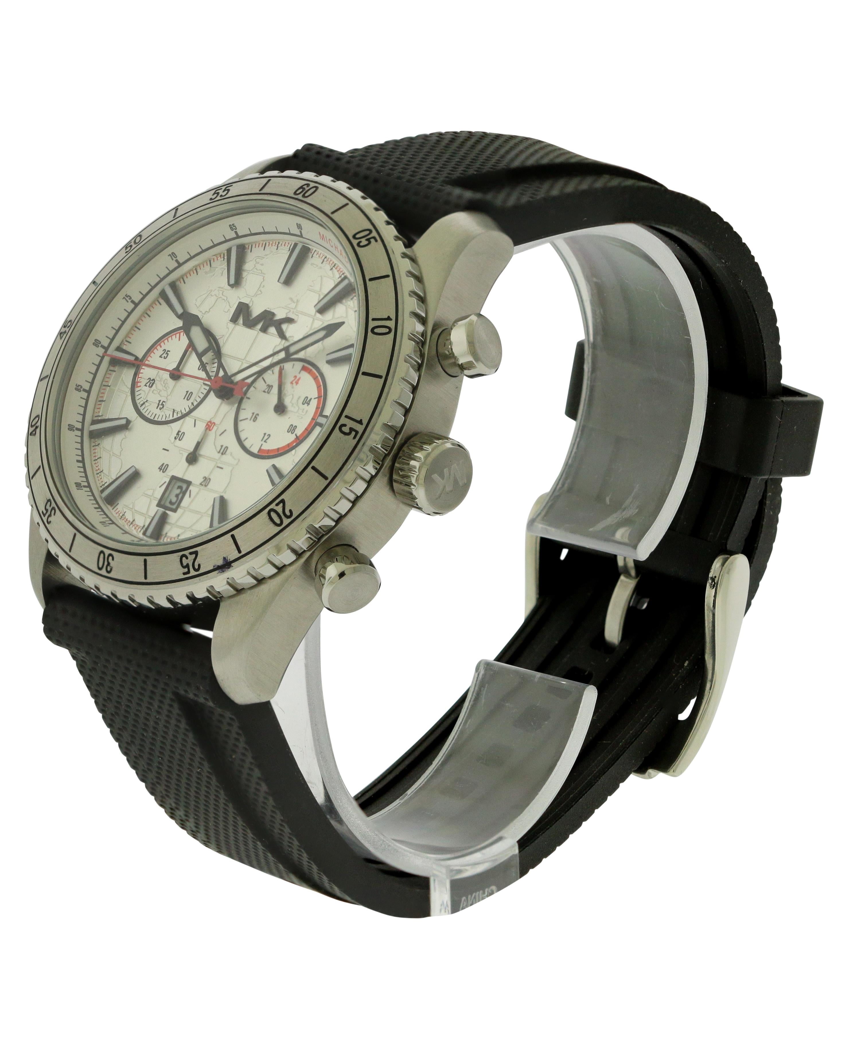 Michael Kors Men's Richardson Silicone Chronograph Watch MK8353