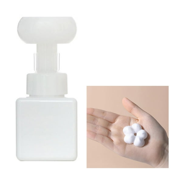 8.5oz/250ml Empty Foam Pump Bottle, Flower-Shaped Bubble Hand Soap Dispenser Bottles for Hand Lotion Shampoo