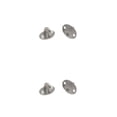thumbnail image 2 of Scienceny Pestillo de gancho y ojo Cerradura de puerta de barra gruesa de acero inoxidable para accesorios de tableros de granero Base pequeña educativa base pequeña (0018) 2piezas Scienceny CBP351717, 2 of 5