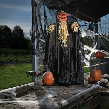 Standing Shaking Pumpkin Reaper Halloween Decoration, Home Decor, Halloween, 1 Pieces