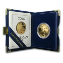 1991-W 1 oz Proof American Gold Eagle (w/Box & COA)