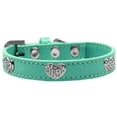thumbnail image 3 of Dog, Puppy  Pet Widget Fashion Collar, "Clear Crystal Heart", 3 of 8