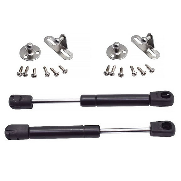 2Pcs 100N 7" Gas Prop Spring Struts, for Cabinet Doors, Windows, Toolbox Covers, Wall-Mounted Baffles