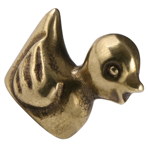 UPOUART Mini Duck Figurine Home Decor Brass Animal Animal Sculpture Wedding Party