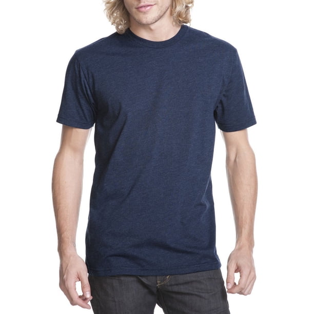 Camiseta de manga corta Next Level CVC para hombres marina de medianoche x-grande