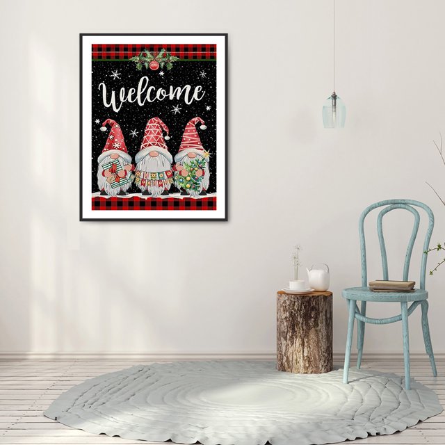 Cuadros Decorativos 5D lindos gnomos cuadrado completo taladro diamante pintura Rhinestone hogar pared decoración Ndcxsfigh Nuevos Originales