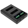 thumbnail image 2 of Camera Dual Charger, LCD Digital Camera Dual Charger, Durable Battery Charger, Portable For EN-EL23 Camera Camera More Intuitive With LCD Display, 2 of 8