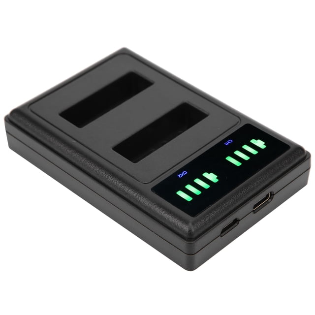 Battery Charger, Camera Dual Charger, Safe Portable LCD Digital Camera Dual Charger, With LCD Display For EN-EL23 Camera Camera More Intuitive