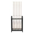 thumbnail image 4 of ToppiJoy  Adjustable Floor Stand Pool Stick Holder Double-Tier Vertical Pool Cue Racks Heavy Duty Pool Cue Sticks for Bar, Billiard Room, Game Room, Club and Gym (Black, 12 Holes), 4 of 23