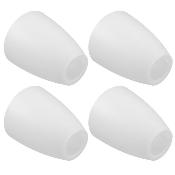 RENACLIPY Anti Fluorescent Lampshade Round Lamp Shade for Bedroom Light Protection White 4Set
