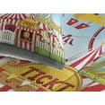 thumbnail image 3 of Ambesonne Landscape Quilted Coverlet 3 Pcs, Carnival Many Rides, King Size, Multicolor, 3 of 4