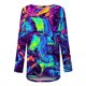 thumbnail image 4 of Blusa de manga larga con cuello redondo para mujer Pompotops  gfhjh19615, 4 of 5