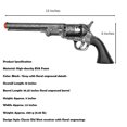 thumbnail image 2 of Revólver decorativo LALAPORT Western Classic de 13 pulgadas gris, 2 of 7