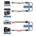 thumbnail image 3 of 3.5mm To Stereo RCA Audio Over Cat5 Cat5E Cat6 Cable Extender Kit, 3 of 4