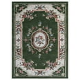 thumbnail image 2 of Rugsotic Carpets Hand Tufted Wool Eco-Friendly Area Rugs - 3'x5', Rectangle, Green White, Modern Contemporary Design, High Pile Handmade Anti Skid Rugs for Living Room, Bed Room (K04042), 2 of 5
