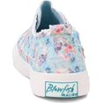 thumbnail image 4 of Blowfish Malibu Women's Play Slip-on Sneaker Pre-Distressed With ElasticInside (8.5, Blue Skulls Paradise Canvas Print), 4 of 6