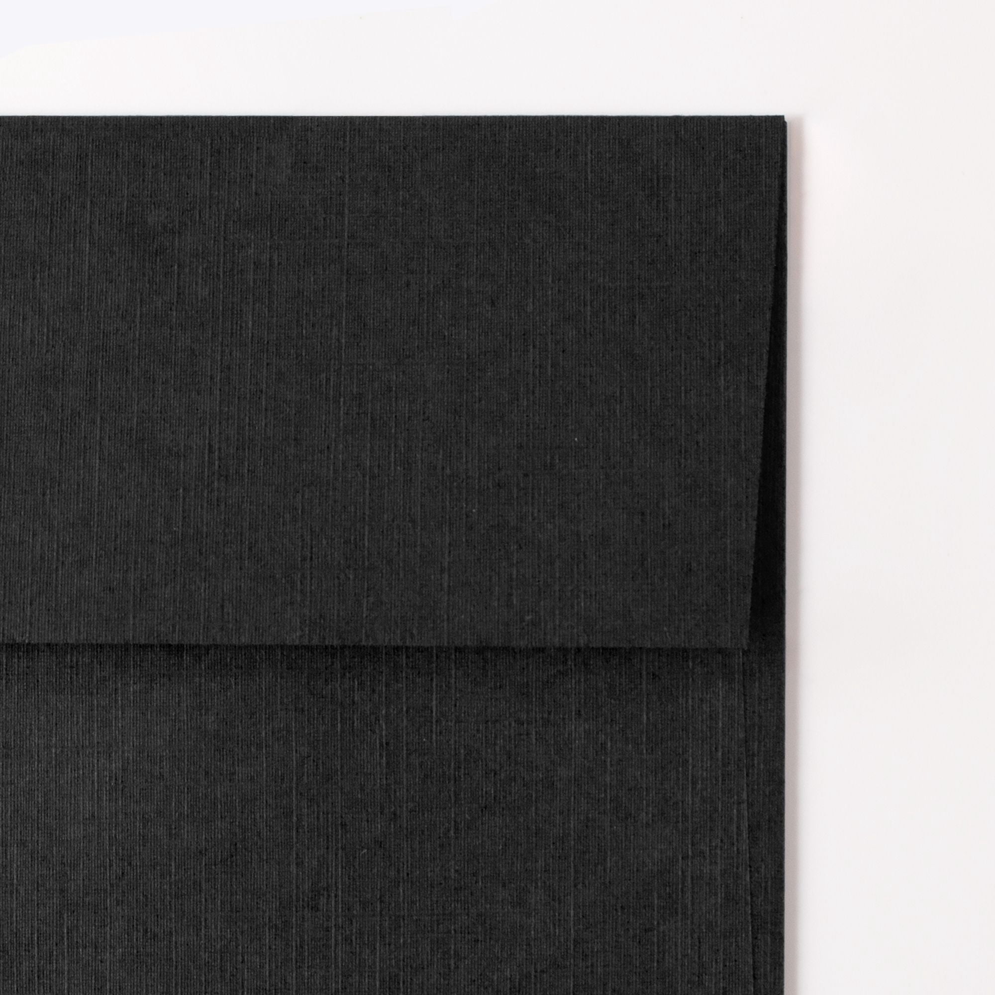 LUXPaper A7 Invitation Envelopes, 5 1/4 x 7 1/4, Black Linen, 50/Pack