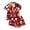 Style6, variant on TGPMGRZ Ladies Halloween Pajamas Silk Short Sleeve Shirts Matching Pj Shorts Halloween Holiday Pajamas